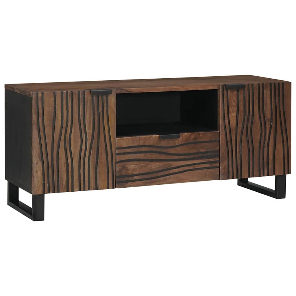 TV Eenheden met lade Walnotenhout 105 x 33 x 46 cm Bewerkt hout