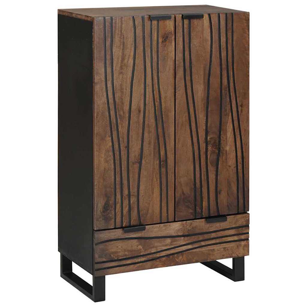 Highboard Bruin 60 x 33 x 100 cm massief mangohout