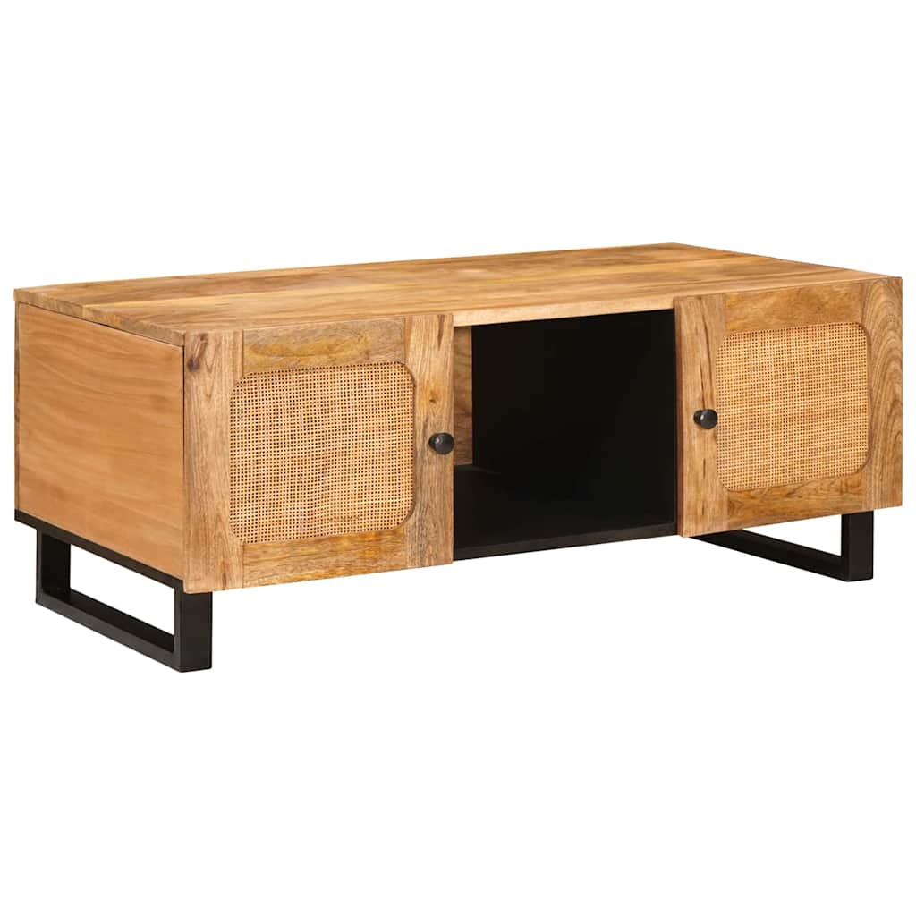 Salontafel Artisan Eiken 100 x 54 x 40 cm Massief Mango Hout – afbeelding 1