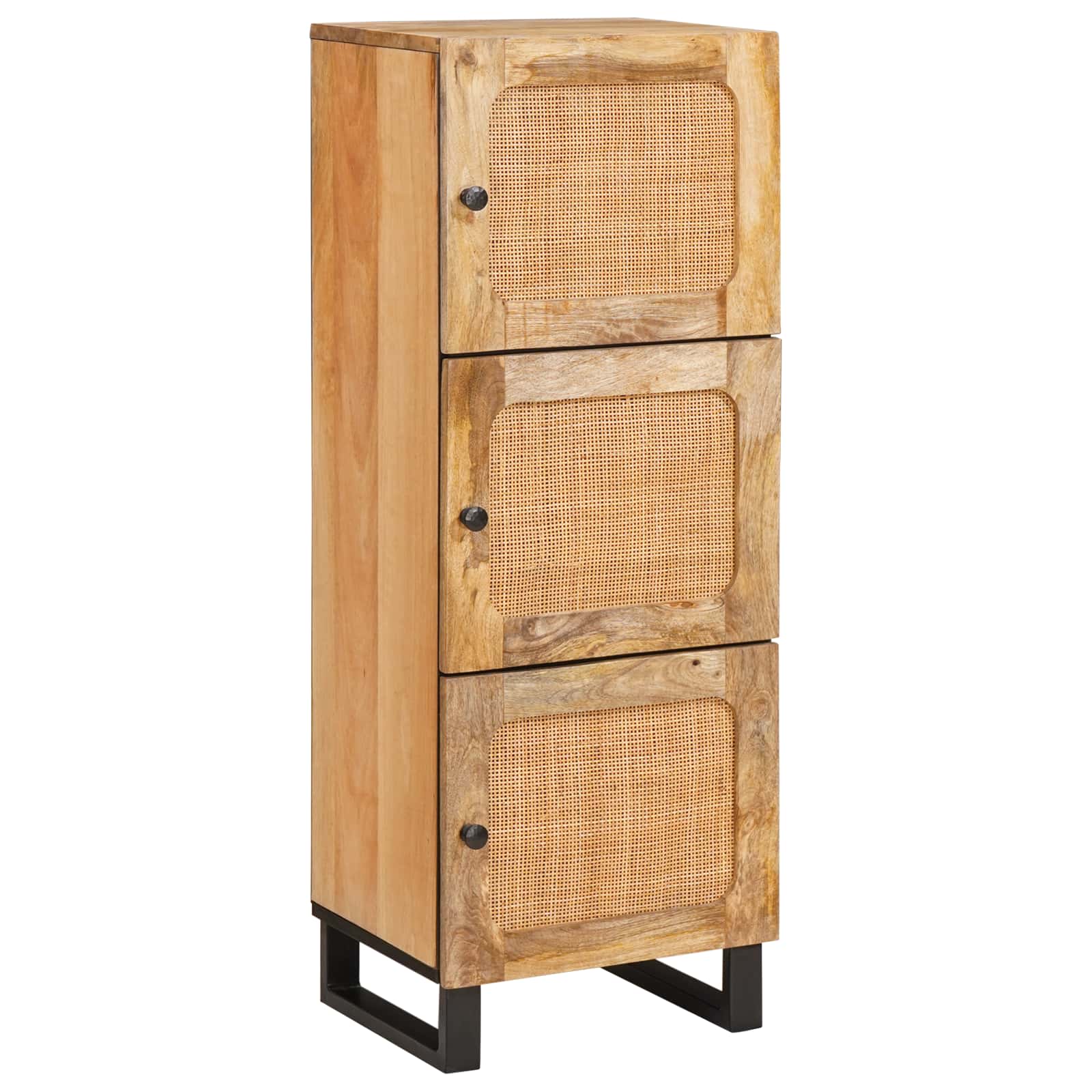 Hoge kast met opslag Bruin 90 x 33 x 75 cm Massief Mango Hout