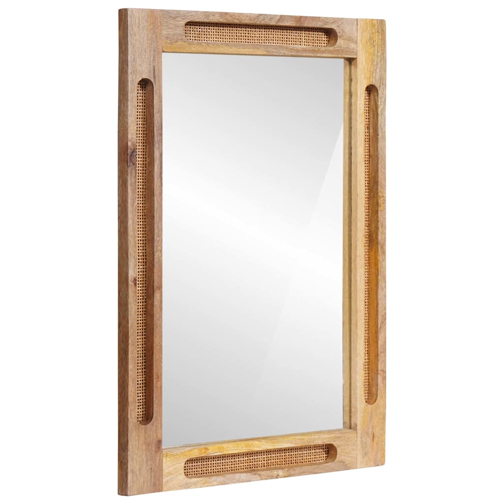 Badkamer Spiegel Bruin 50 x 2,5 x 70 cm Massief Mango Hout