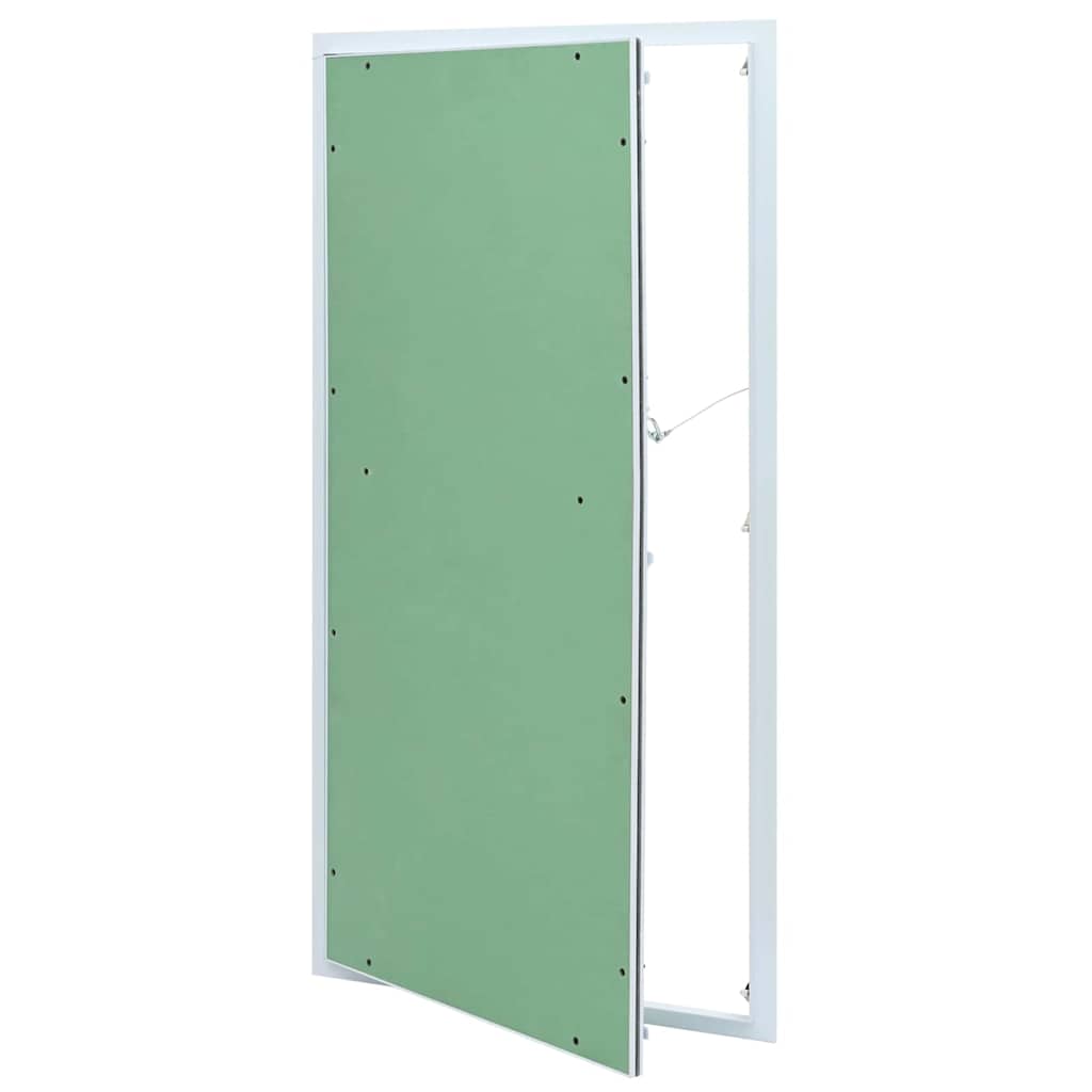 Toegangs paneel Groen en Zilver 55 x 105 cm