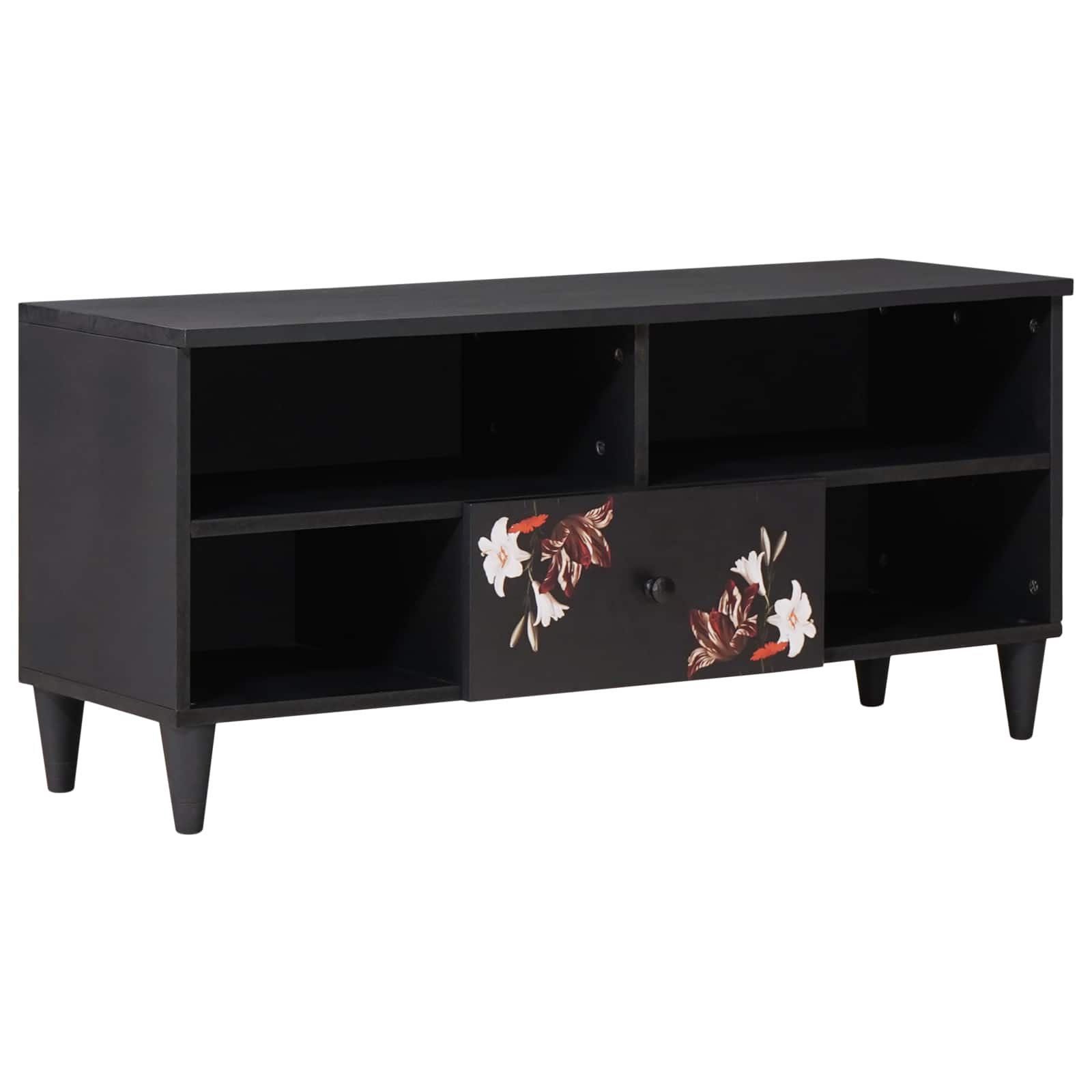Opslagkasten Multikleur 100 x 33,5 x 46 cm Massief Mango Hout – afbeelding 1