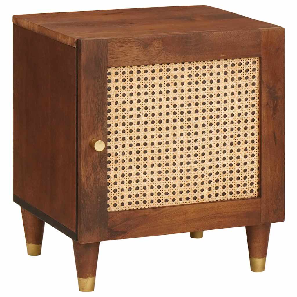 Nachtkastje Bruin 40 x 33,5 x 46 cm Massief acaciahout
