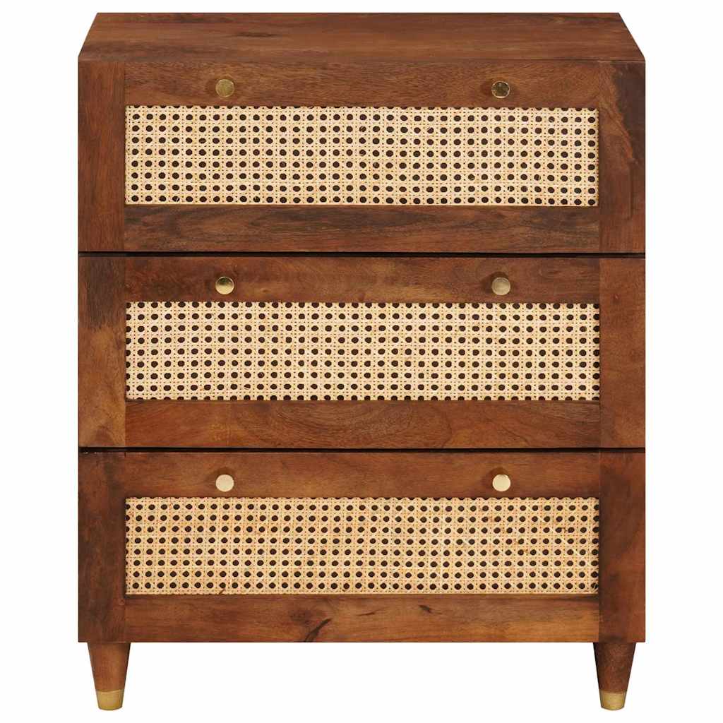 Dressoir Bruin 60 x 33 x 75 cm Massief Mango Hout – afbeelding 3
