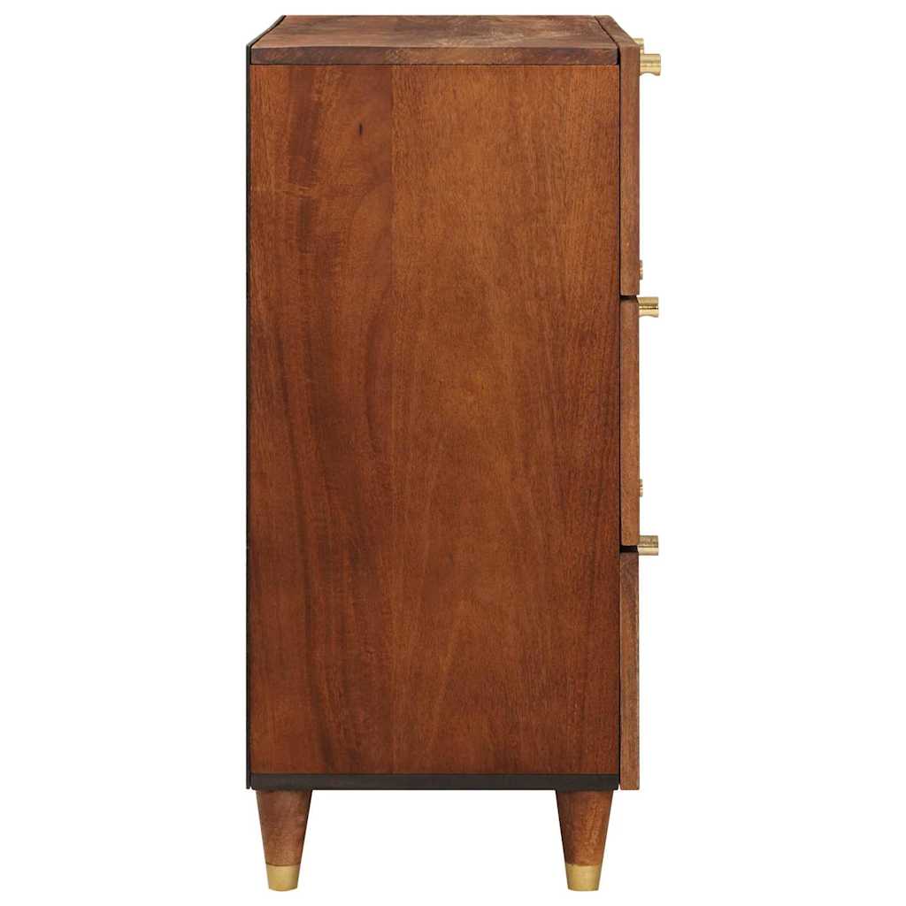 Dressoir Bruin 60 x 33 x 75 cm Massief Mango Hout – afbeelding 4