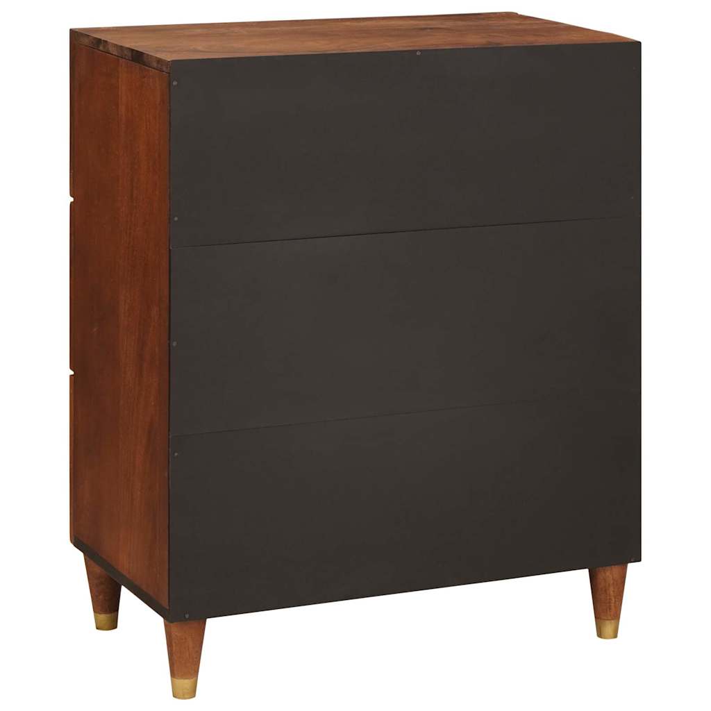 Dressoir Bruin 60 x 33 x 75 cm Massief Mango Hout – afbeelding 5