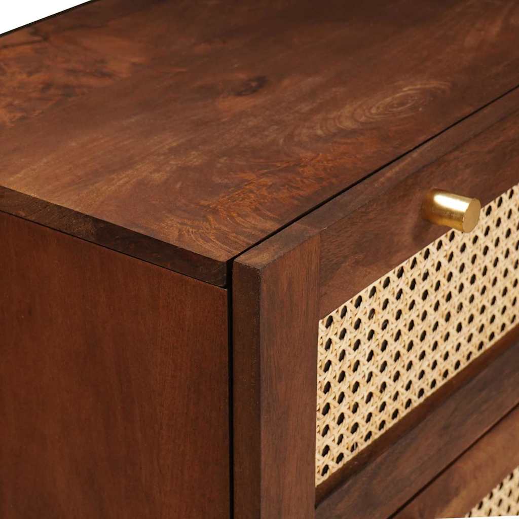 Dressoir Bruin 60 x 33 x 75 cm Massief Mango Hout – afbeelding 6