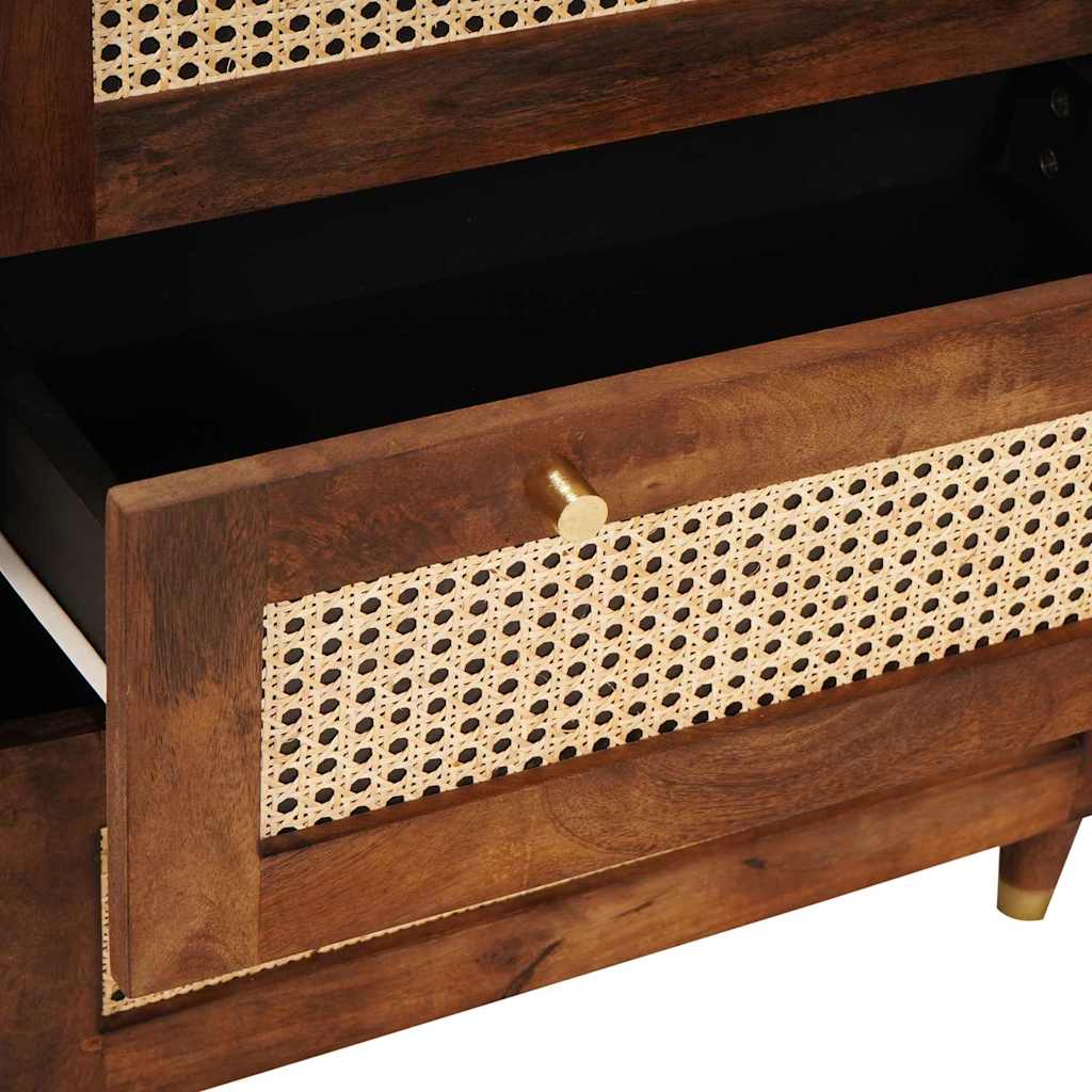 Dressoir Bruin 60 x 33 x 75 cm Massief Mango Hout – afbeelding 7