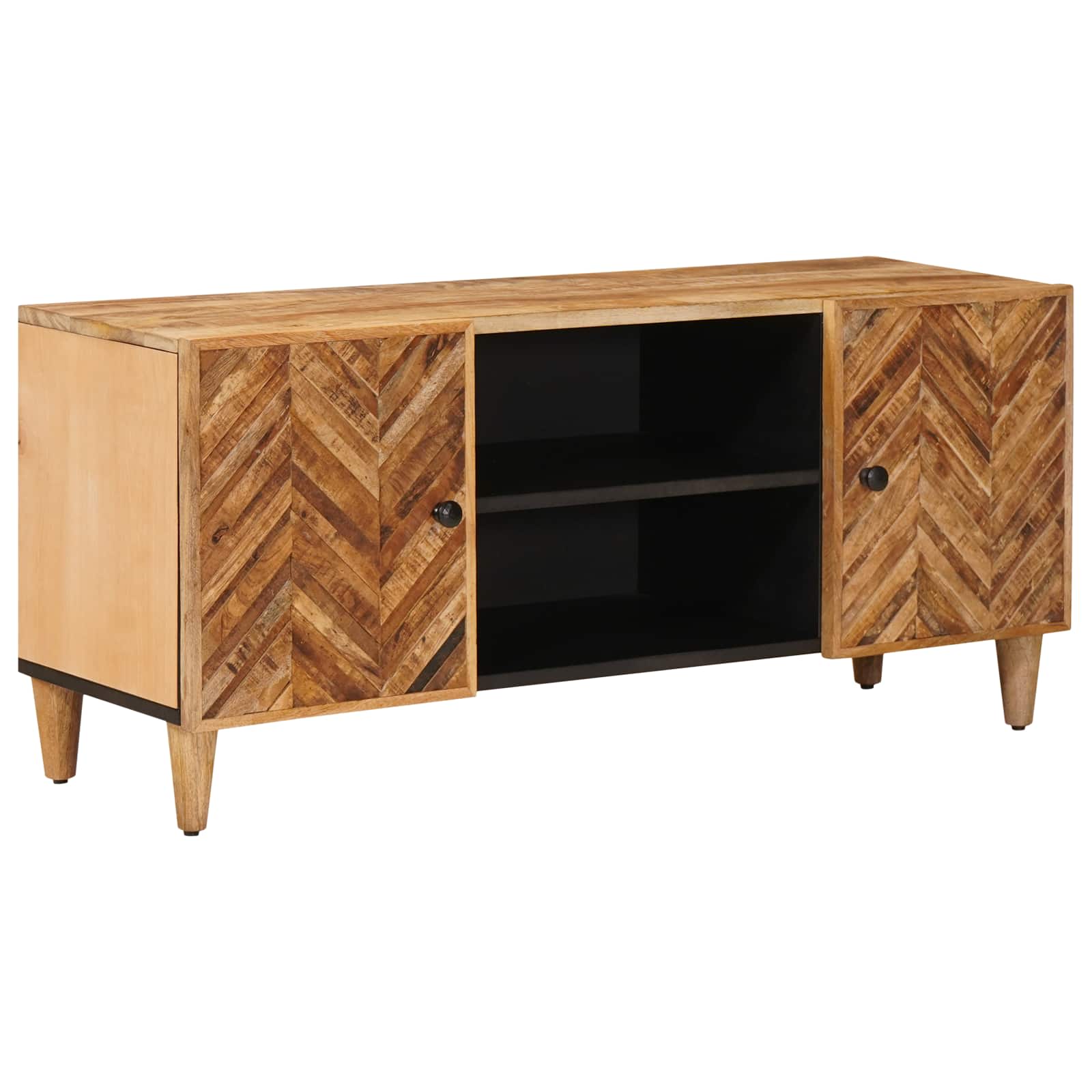 Opslagkasten Bruin 105 x 33,5 x 46 cm Massief Mango Hout