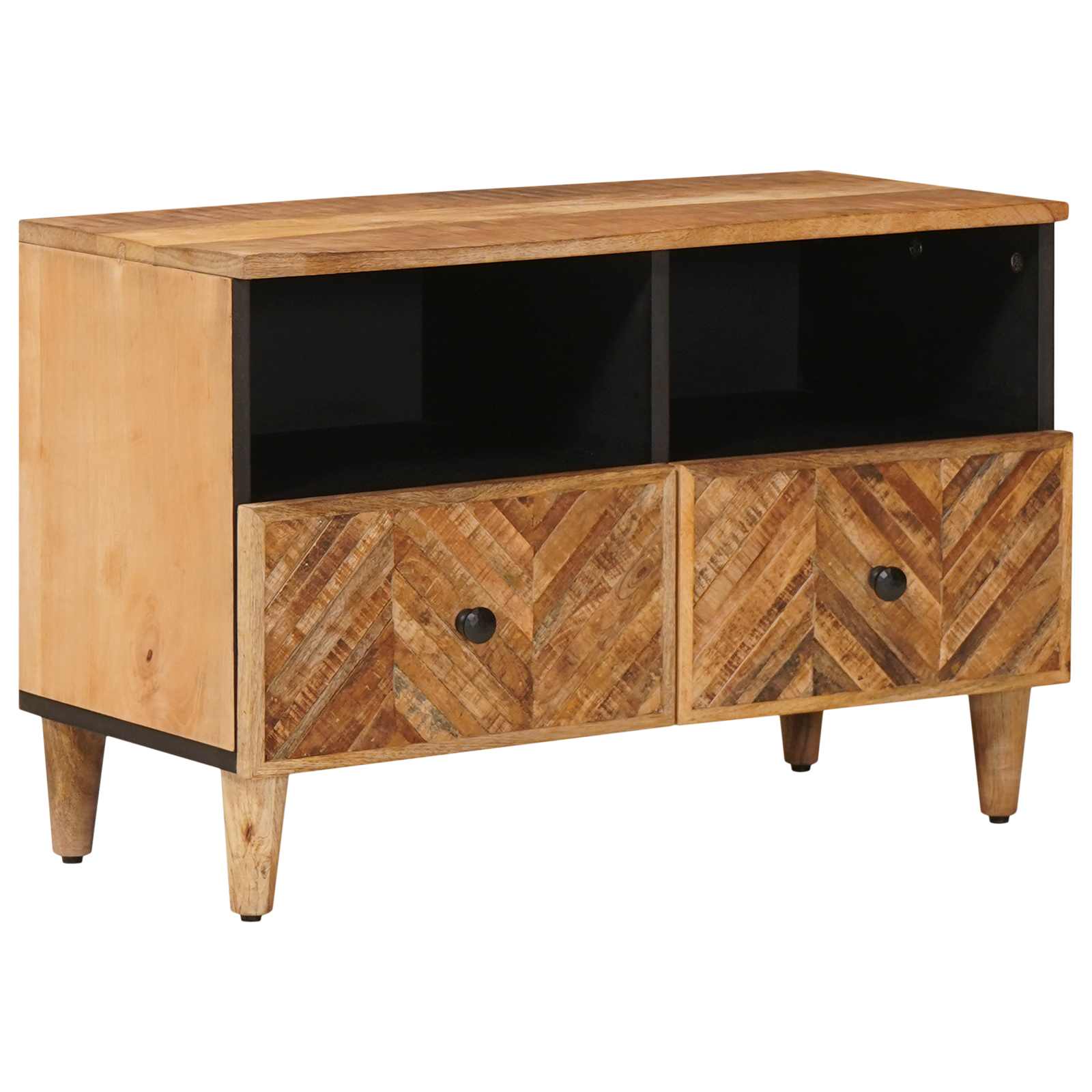 Opslagkasten Bruin 70 x 33,5 x 46 cm Massief Mango Hout