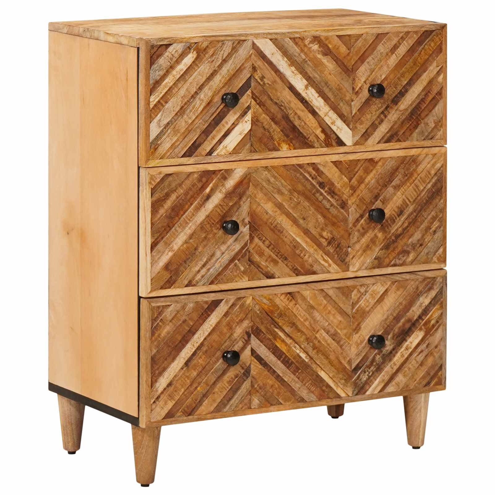 Opslagkasten Bruin 60 x 33,5 x 75 cm Massief Mango Hout