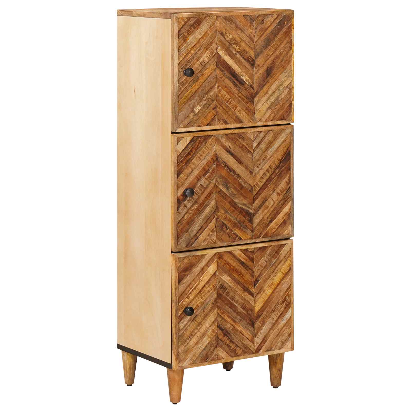 Opslagkasten Bruin 40 x 33,5 x 110 cm Massief Mango Hout