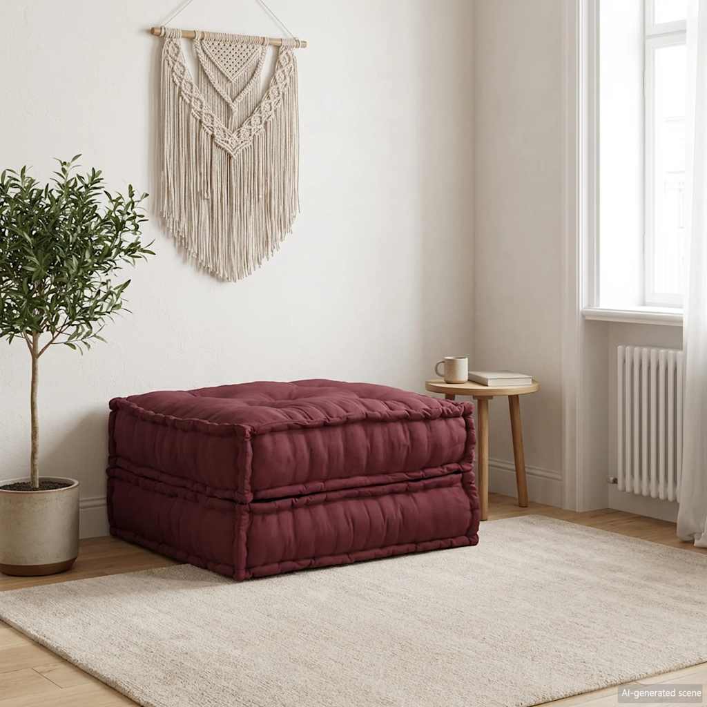 Modulaire bankstel kastanjebruin 70x70x36 stof – afbeelding 1