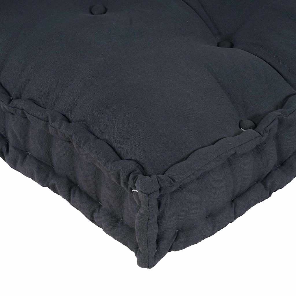 Pallet Sofa Kussen 3 pcs Antracietkleurig 120 x 80 x 38 cm Stof – afbeelding 8