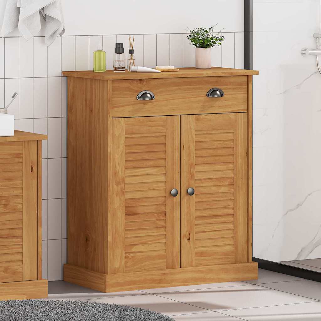 Badkamerkast VIGO Bruin en Honingbruin 68 x 34 x 80 cm