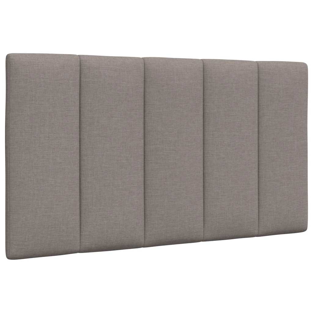 Hoofdbordkussen "Hanko" 80 cm stof taupe