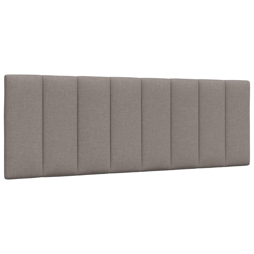 Hoofdbordkussen "Hanko" 120 cm stof taupe