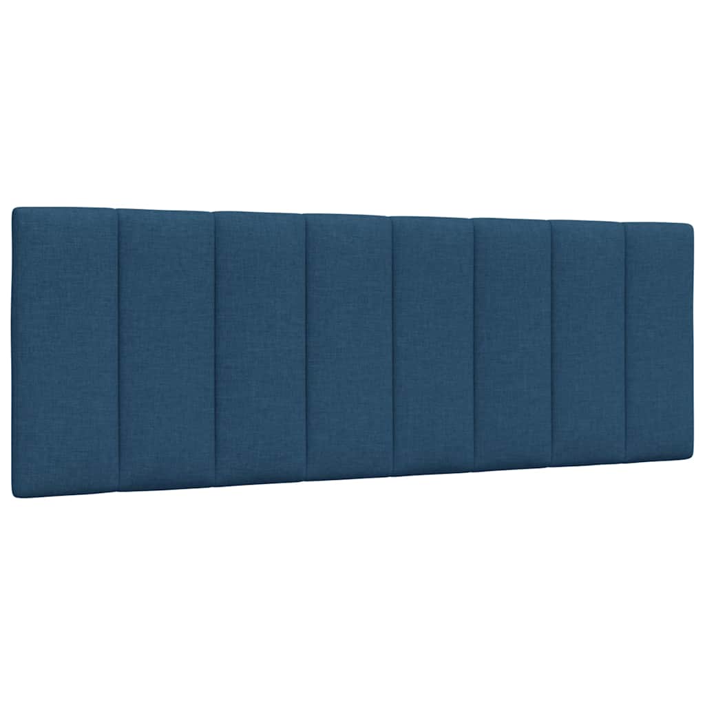 Hoofdbordkussen "Hanko" 120 cm stof blauw