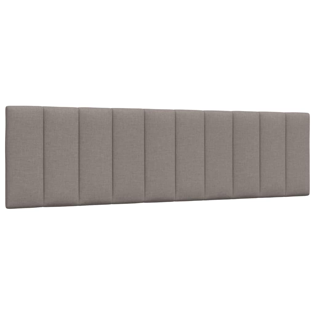 Hoofdbordkussen "Hanko" 180 cm stof taupe