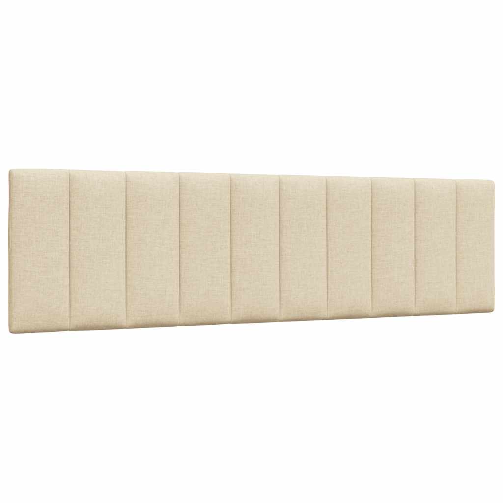 Hoofdbordkussen "Hanko" 180 cm stof crèmekleurig