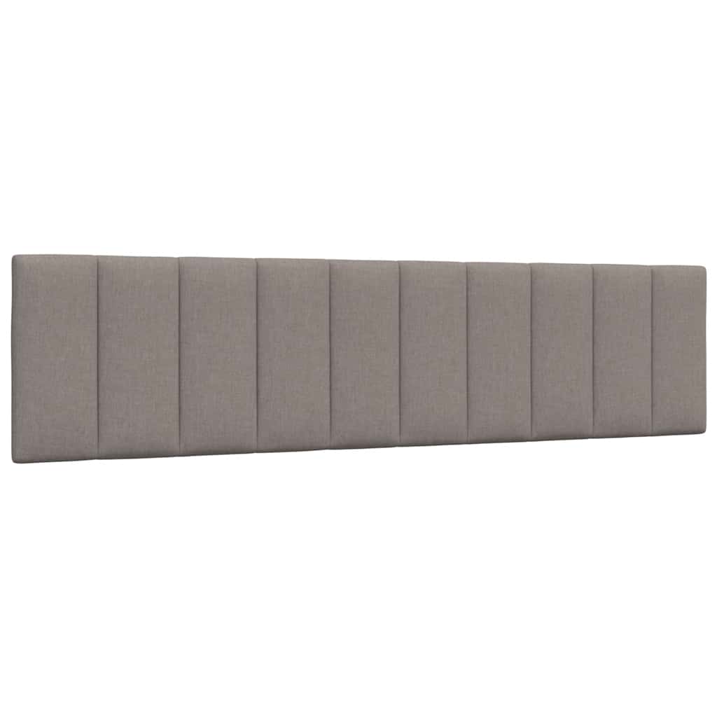 Hoofdbordkussen "Hanko" 200 cm stof taupe