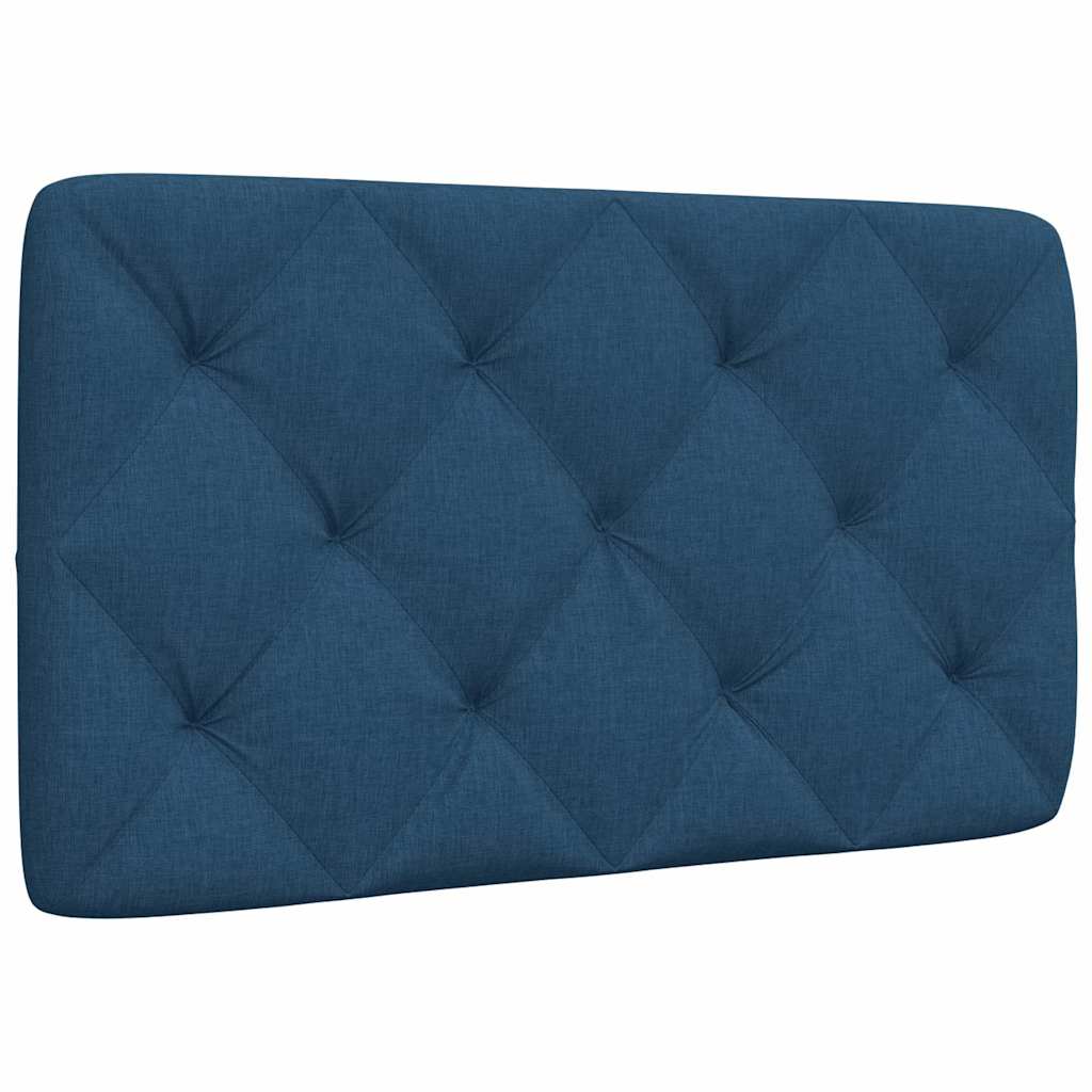 Hoofdbordkussen 80 cm stof blauw – afbeelding 1