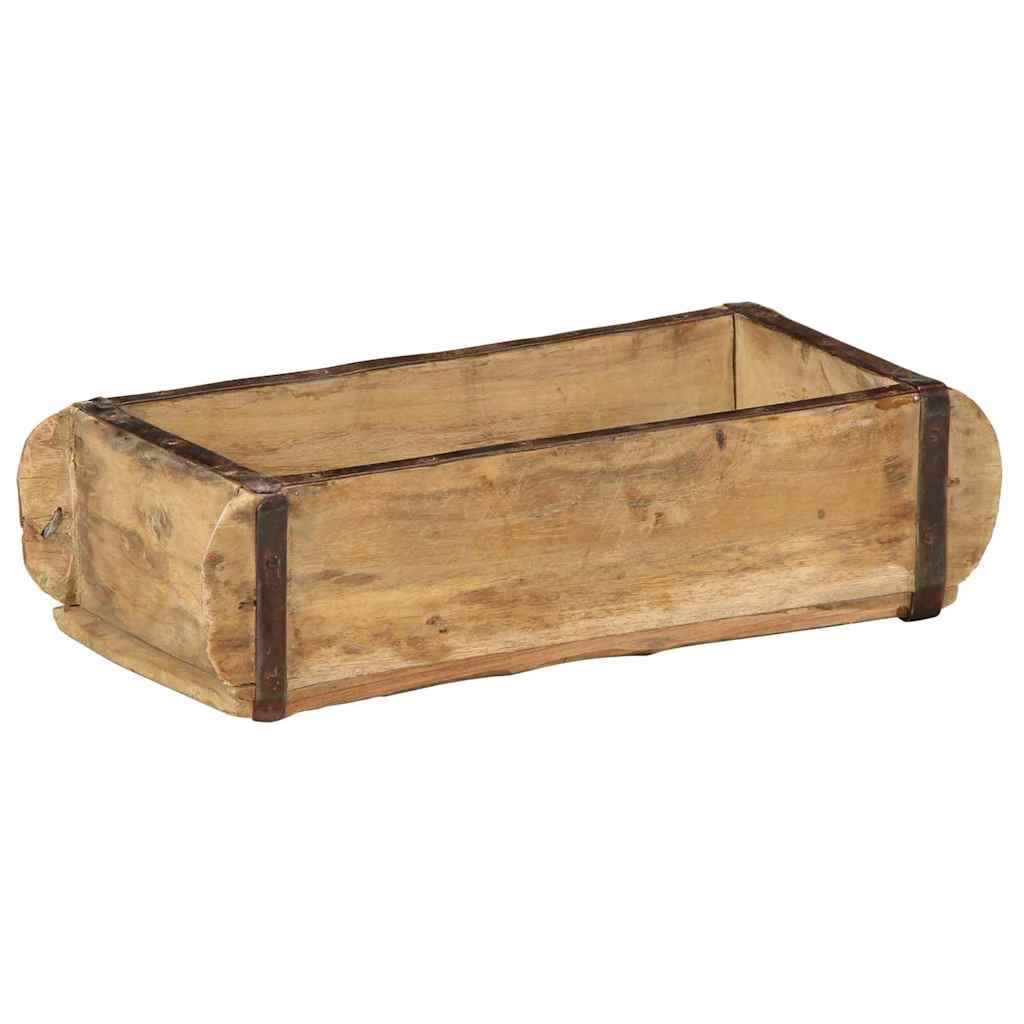 Dienblad 4 st Bruin 30 x 15 x 9 cm Massief Gerecycled Hout – afbeelding 4