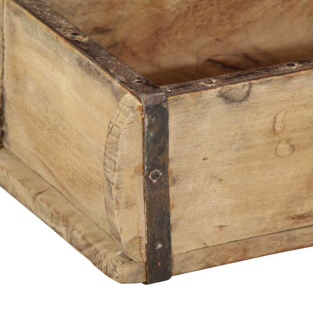 Dienblad 4 st Bruin 30 x 15 x 9 cm Massief Gerecycled Hout – afbeelding 9