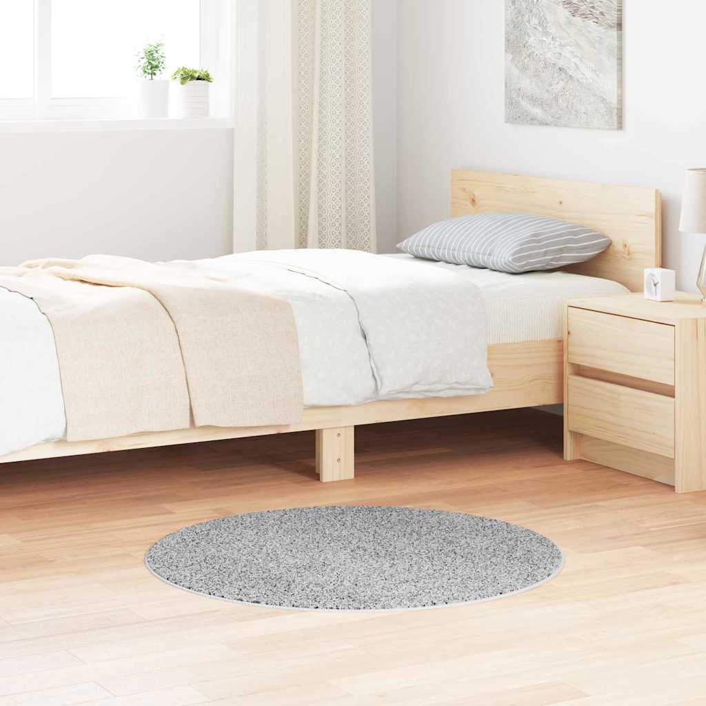 Antislip Shaggy Tapijt Grijs 90 x 90 cm PP