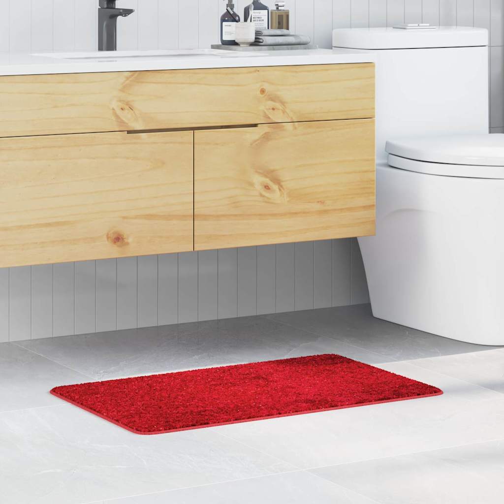 Antislip Badmat Rood 50 x 80 cm PP