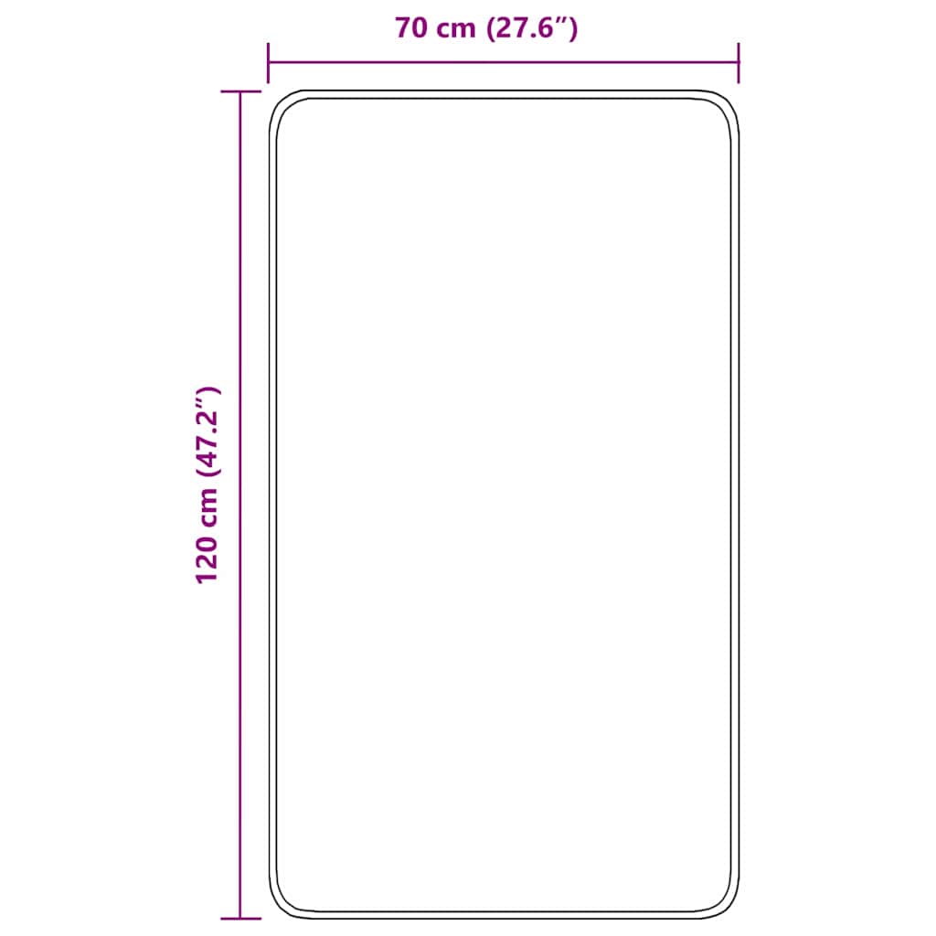 Antislip Badmat Groen 70 x 120 cm PP – afbeelding 8