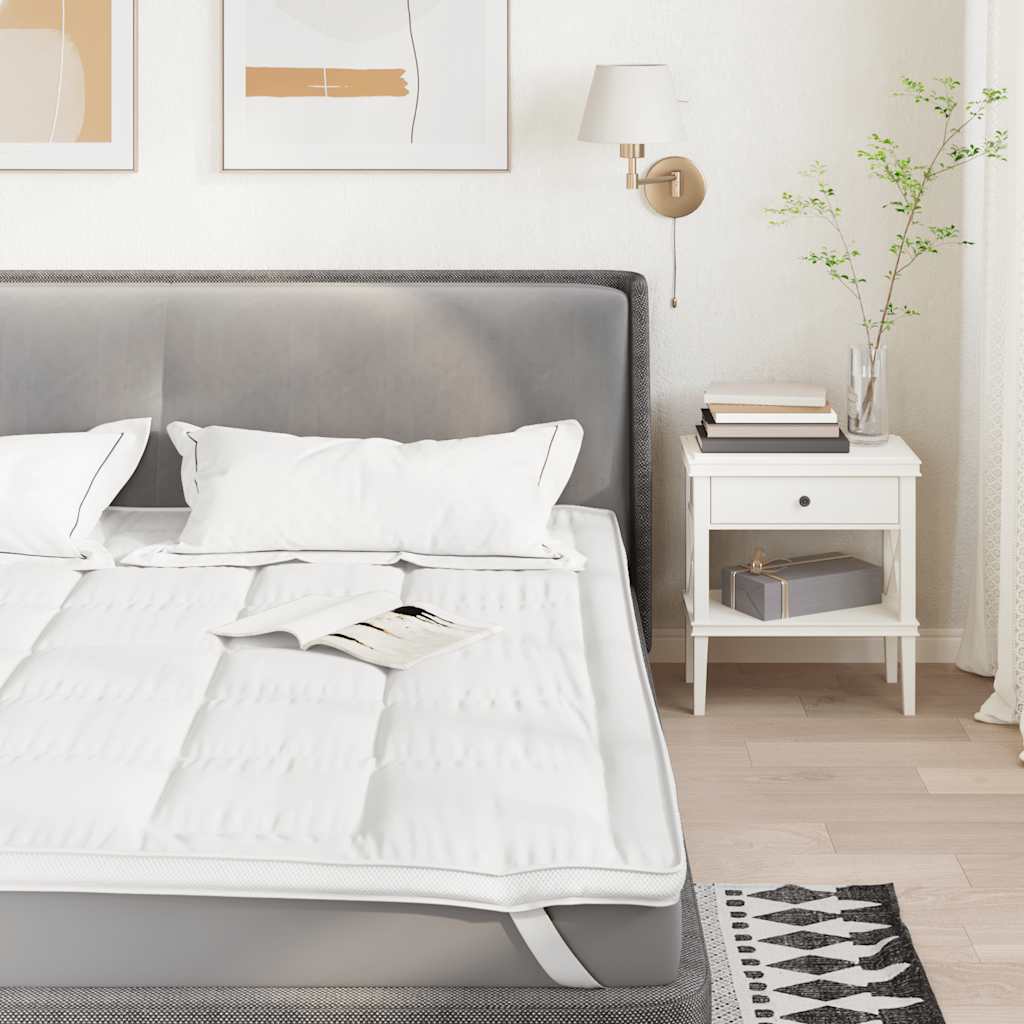 Matrasbeschermer 200x220 cm wit – afbeelding 1