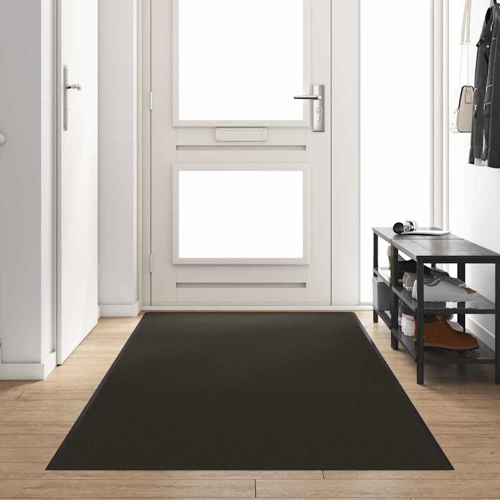 Deurmat Zwart 120 x 350 cm 100% Polyamide – afbeelding 1