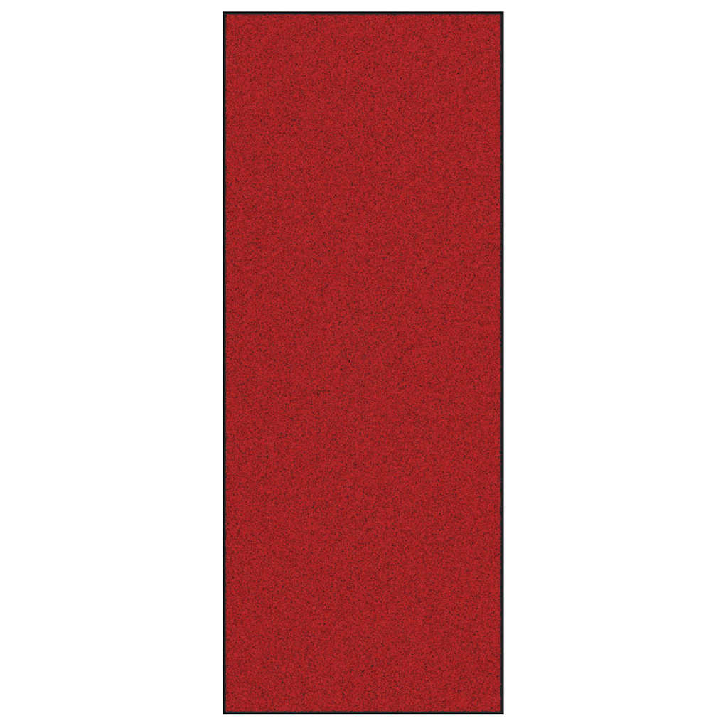 Deurmat Rood en Zwart 120 x 300 cm 100% Polyamide – afbeelding 2