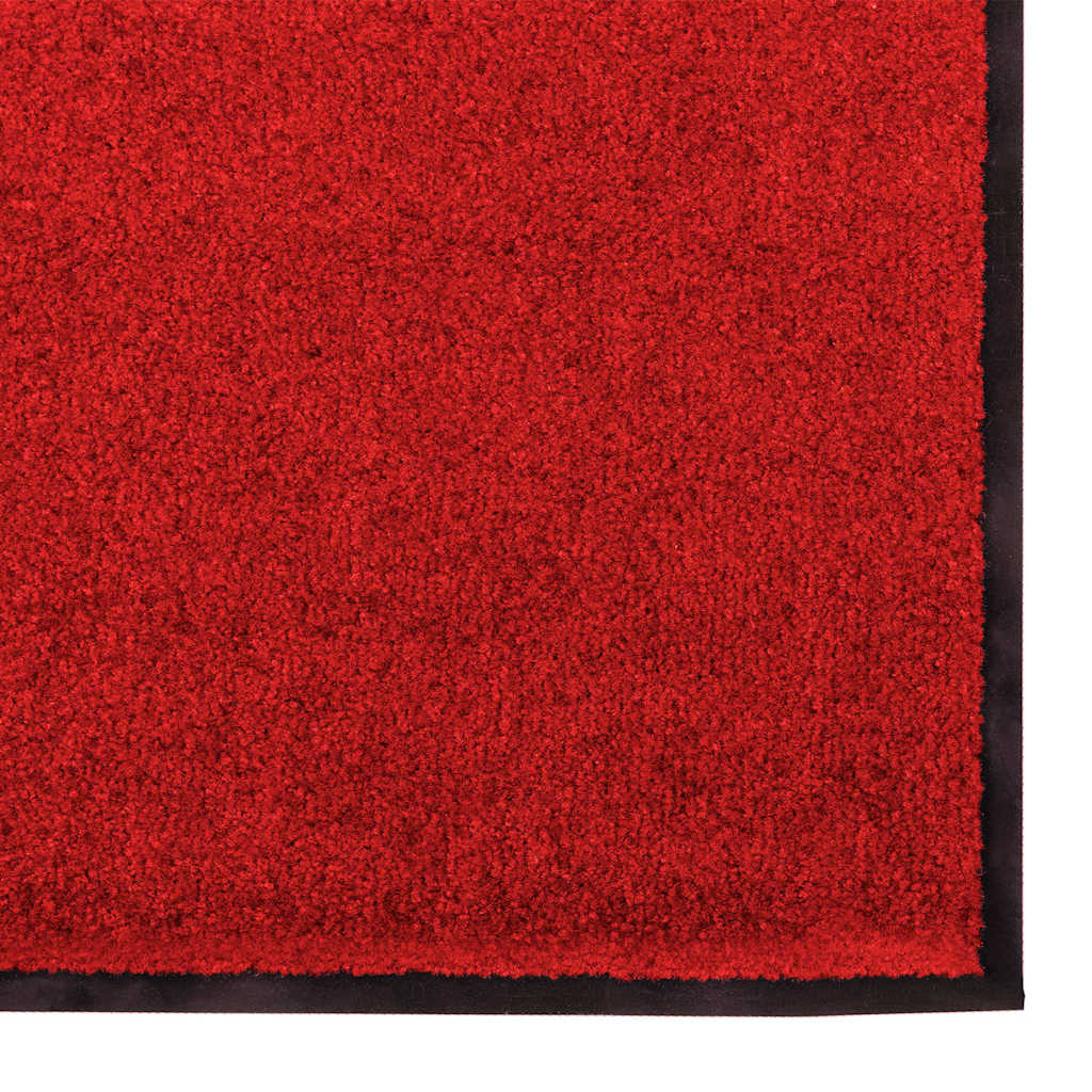 Deurmat Rood en Zwart 120 x 300 cm 100% Polyamide – afbeelding 4