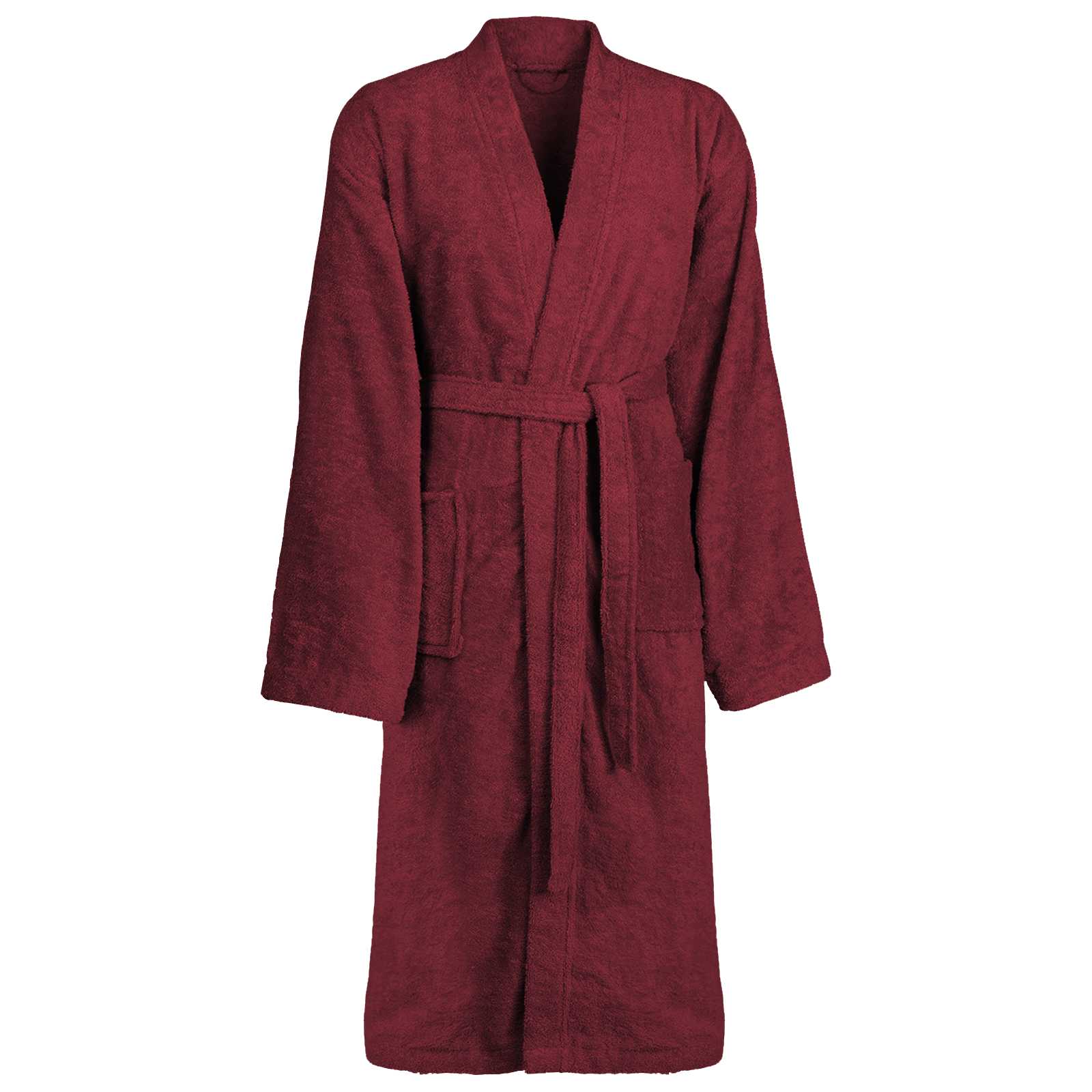 Badjas KINN Rood L Katoen
