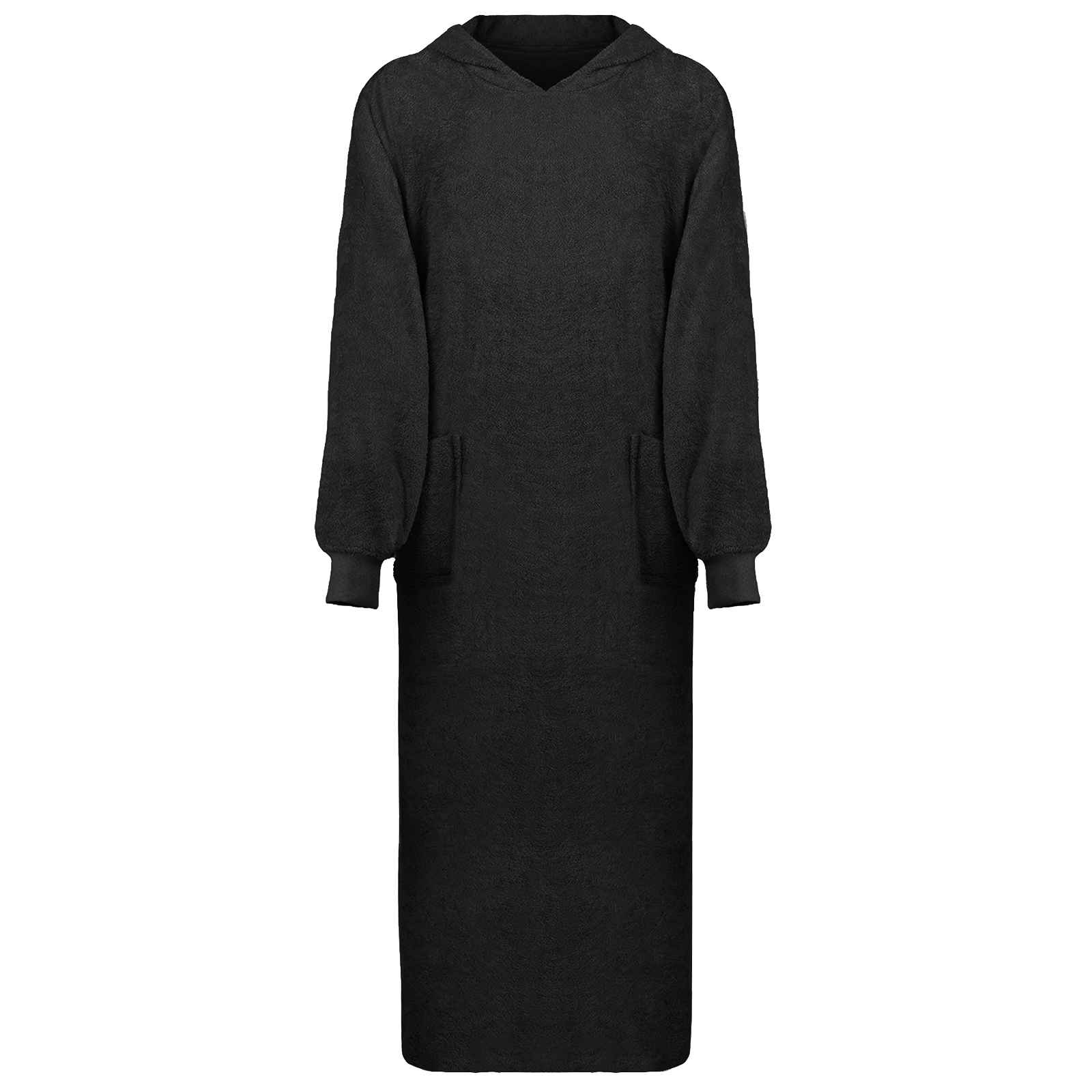 Deken hoodie KINN Zwart XXL Katoen