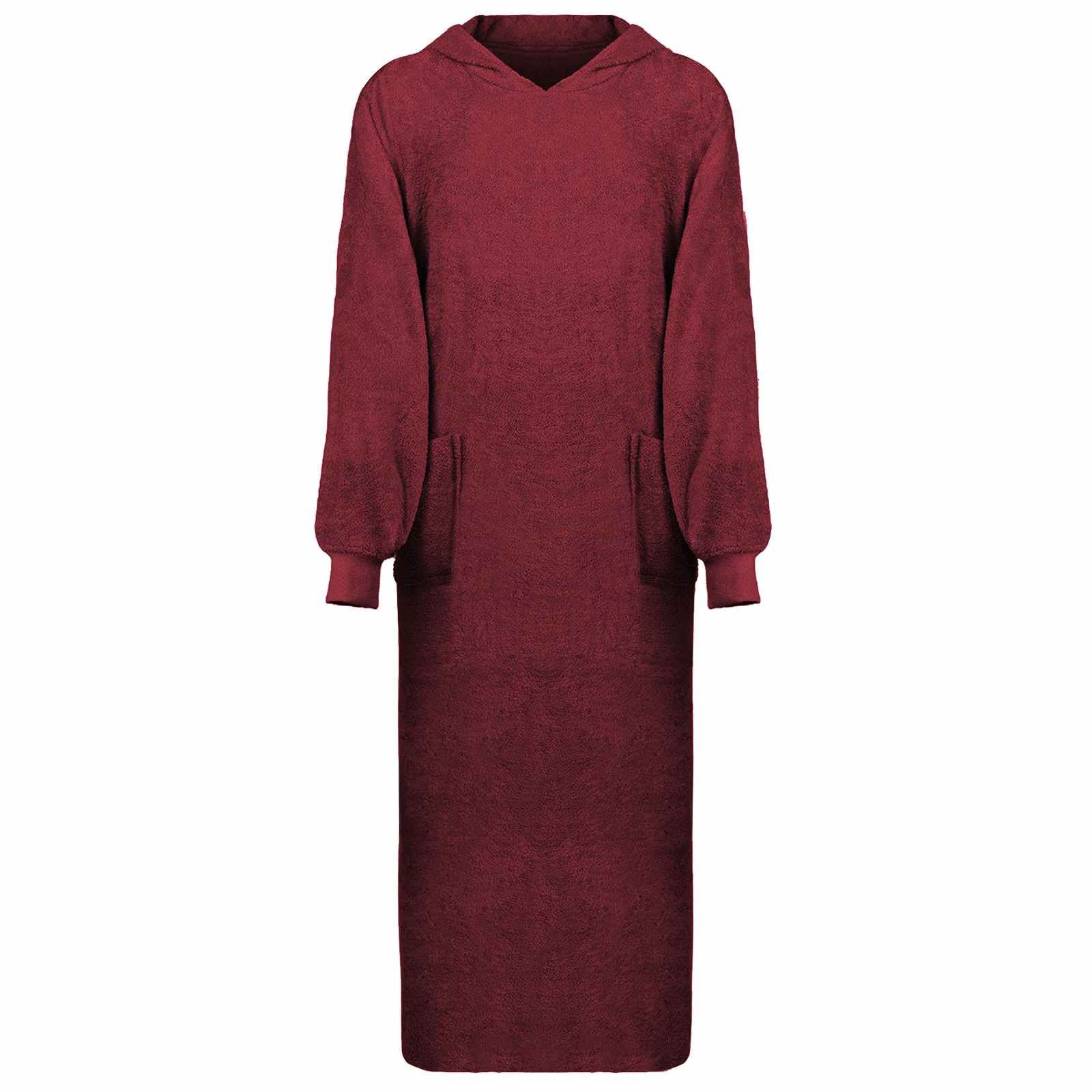 Deken hoodie KINN Rood XXL Katoen