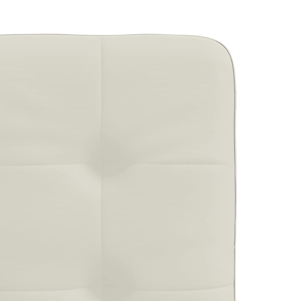 Eetkamerstoelen 2 st fluweel crèmekleurig – afbeelding 7
