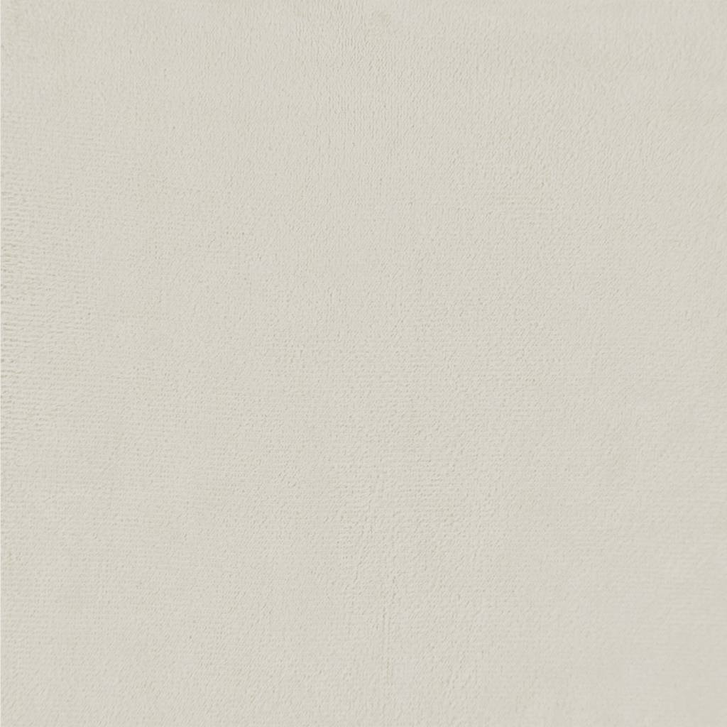 Eetkamerstoelen 2 st fluweel crèmekleurig – afbeelding 8