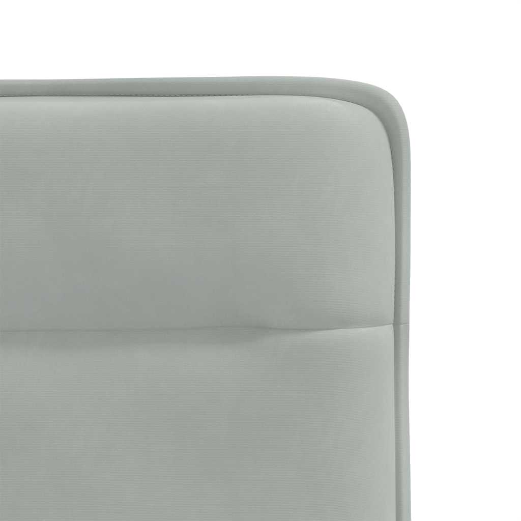 Eetkamerstoelen 2 st fluweel lichtgrijs – afbeelding 7