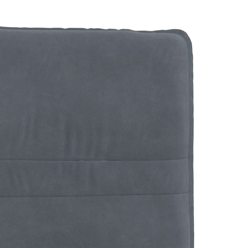 Eetkamerstoelen 2 st fluweel donkergrijs – afbeelding 7