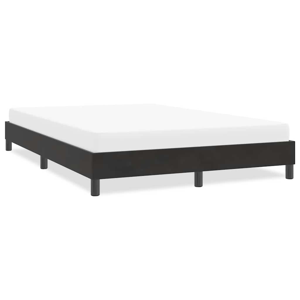 Bedframe zonder matras 160x210 cm fluweel zwart – afbeelding 1