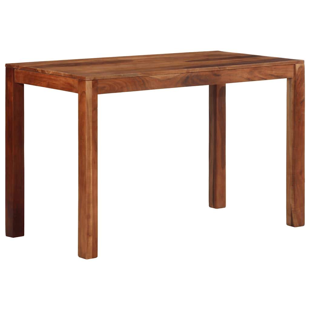 Eettafel 120x60x76 cm massief acaciahout – afbeelding 1