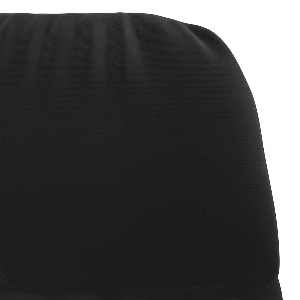 Schommelstoel fluweel zwart – afbeelding 6