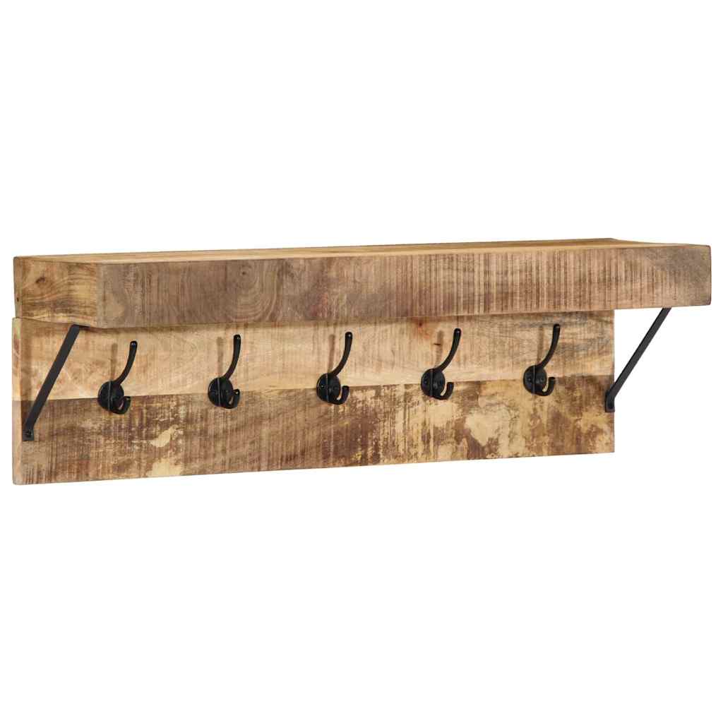 Kapstok Wandgemonteerd Bruin 73 x 19 x 23 cm Massief mangohout