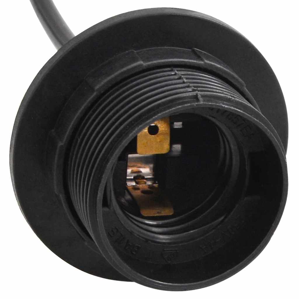 Hanglamp met 3 lamphouders E27 metaal zwart – afbeelding 11