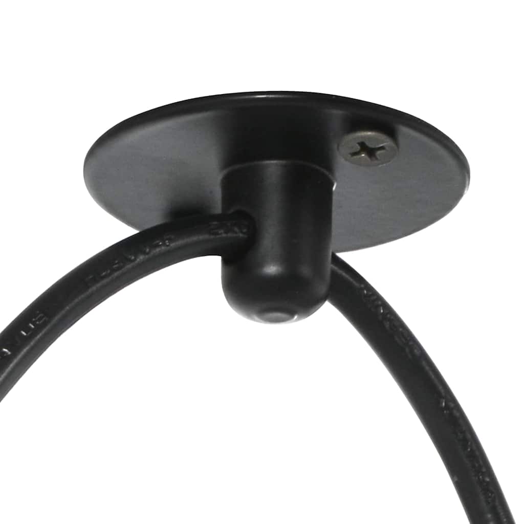 Hanglamp met 3 lamphouders E27 metaal zwart – afbeelding 9