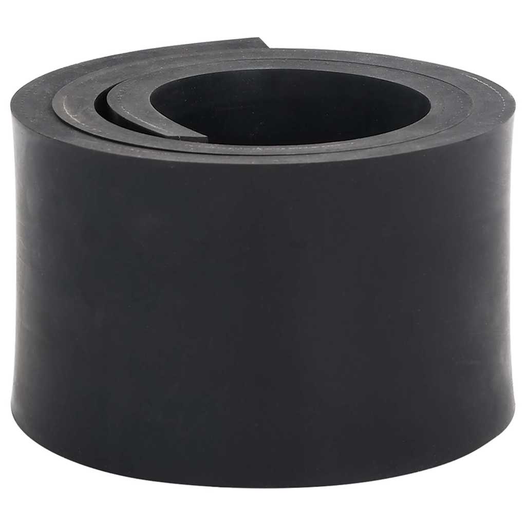 Rubberen rand voor sneeuwploeg 120x8x1 cm zwart
